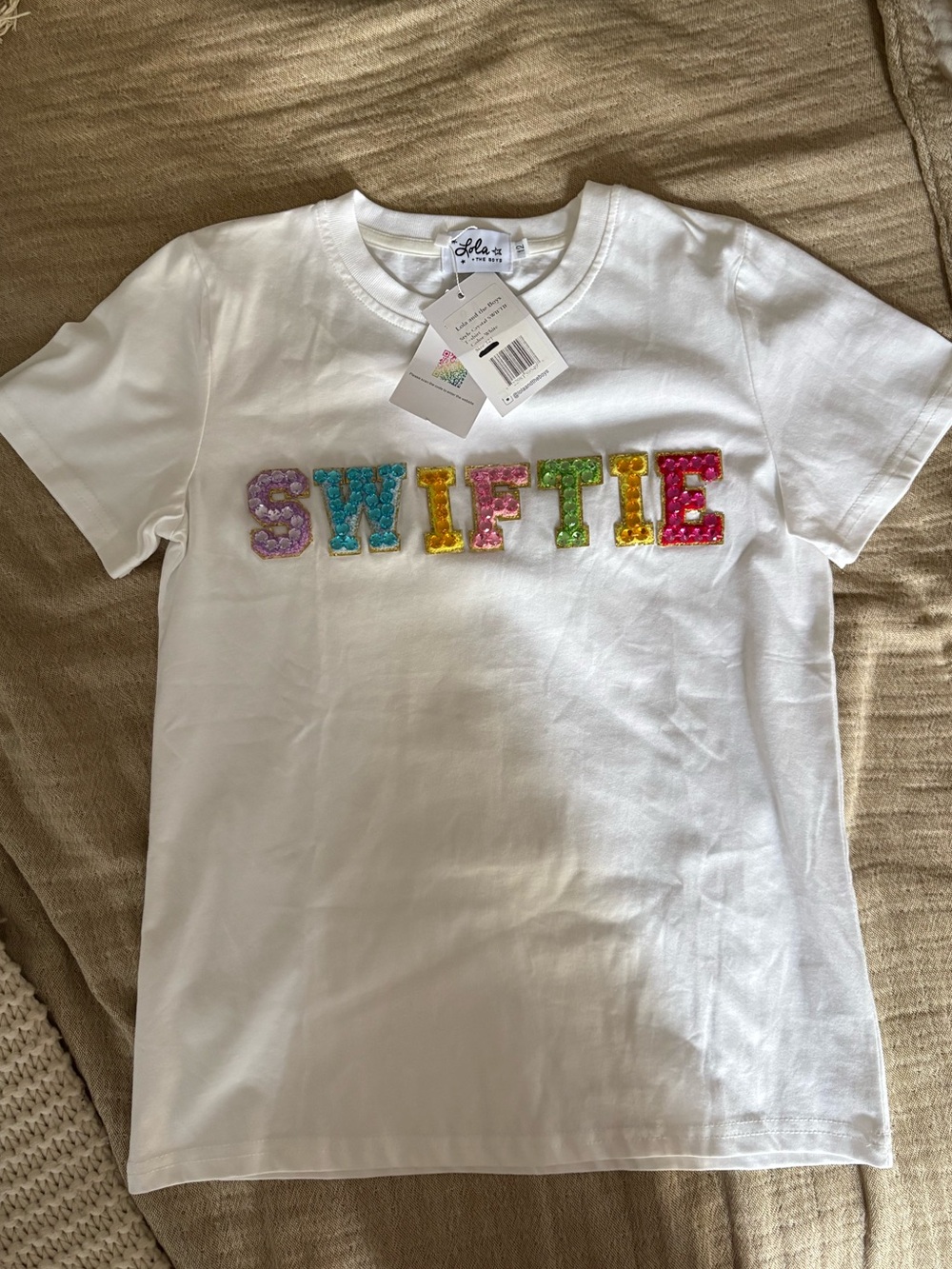 Crystal 'SWIFTIE' Tee - Lola + The Boys